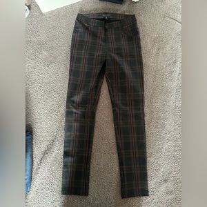 Sanctuary Plaid Grease Leggings Size Small
